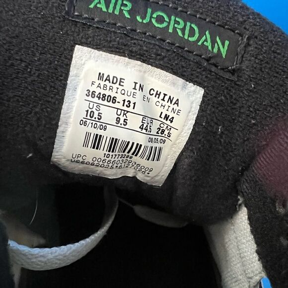 Nike Retro Air Jordan Sixty Plus 60 Shoes White Green 364806-131 Men’s Size 10.5 - Picture 7 of 7